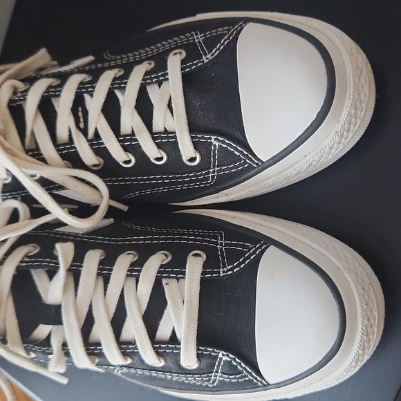 Star Player 76 All Star Converse Black Vintage White Unisex Sneakers - Picture 3 of 8